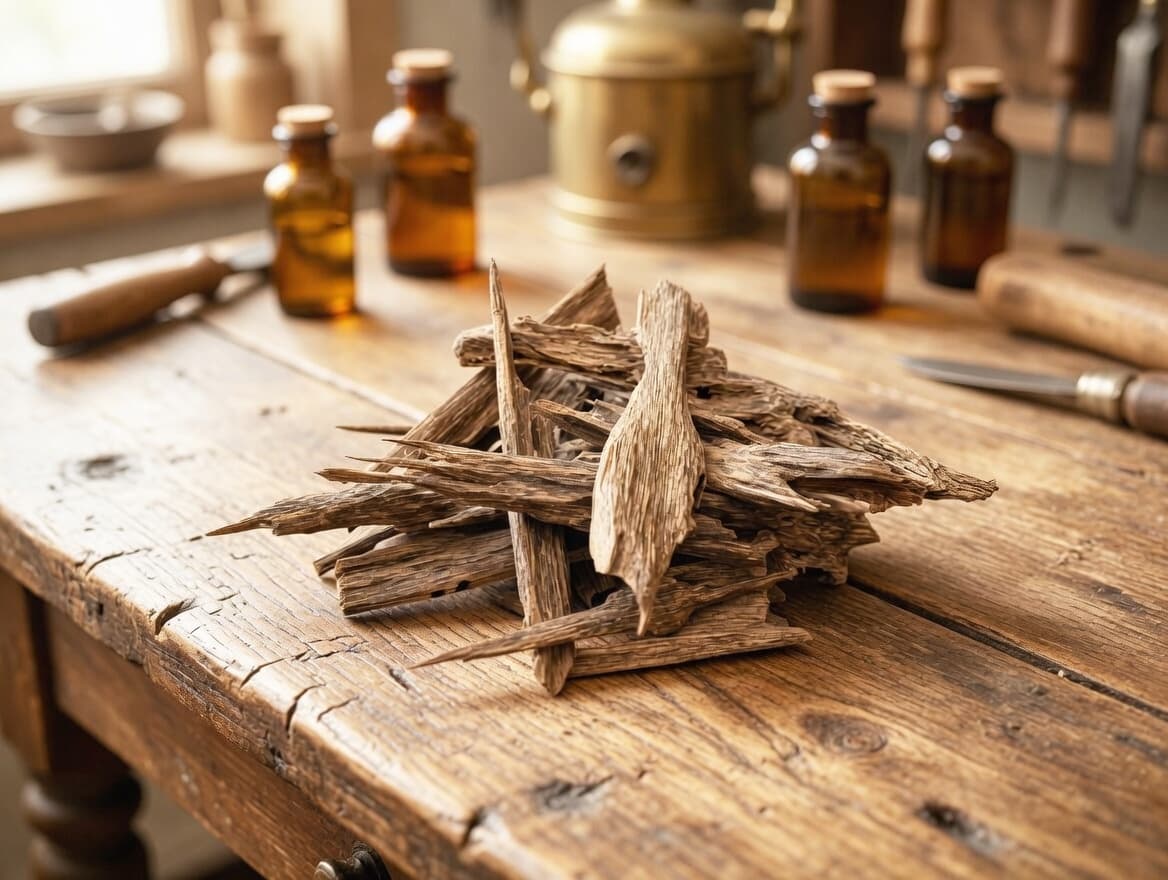 Authentic Grade A Assam Agarwood Chips | Artisanal Indian Oud | Premium Oudh